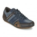 Le Coq Sportif Andelot S Lea/2tones Bleu / Marron Chaussures Baskets Basses Homme Magasin Paris